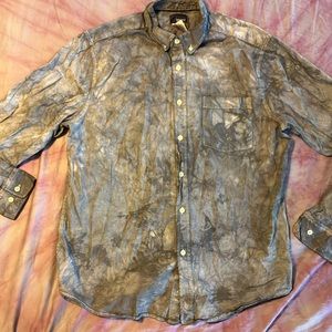 Hand dyed dress shirt